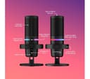 HyperX DuoCast RGB USB Condenser Gaming Microphone - Black thumbnail 3