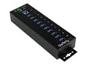 STARTECH ST1030USBM 10-Port USB 3.0 Hub Black thumbnail 1
