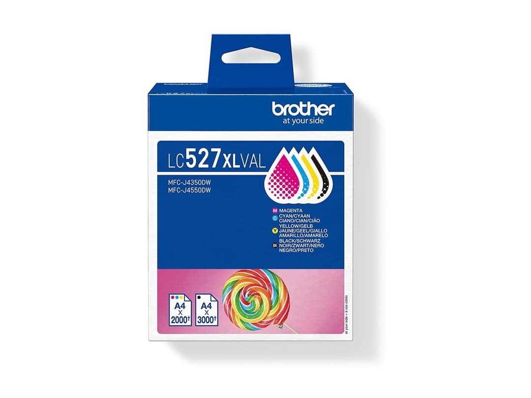 Brother LC527XL Value Pack 4-Pack Ink Cartridge - Image 1