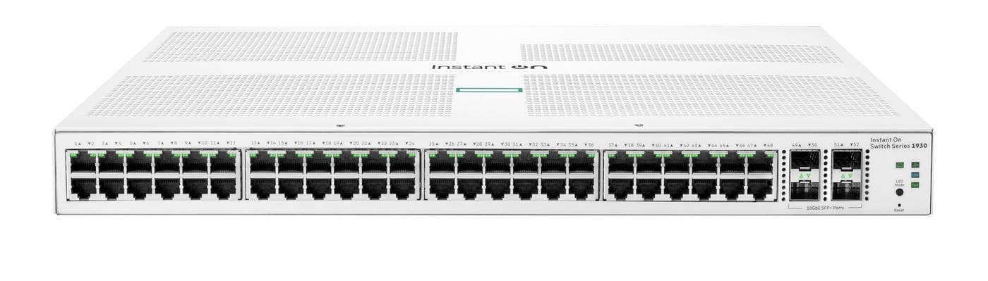 HPE Aruba Instant On 1930 48G 4SFP/SFP+ 48-Port Gigabit Managed L2+ Switch (JL685A)