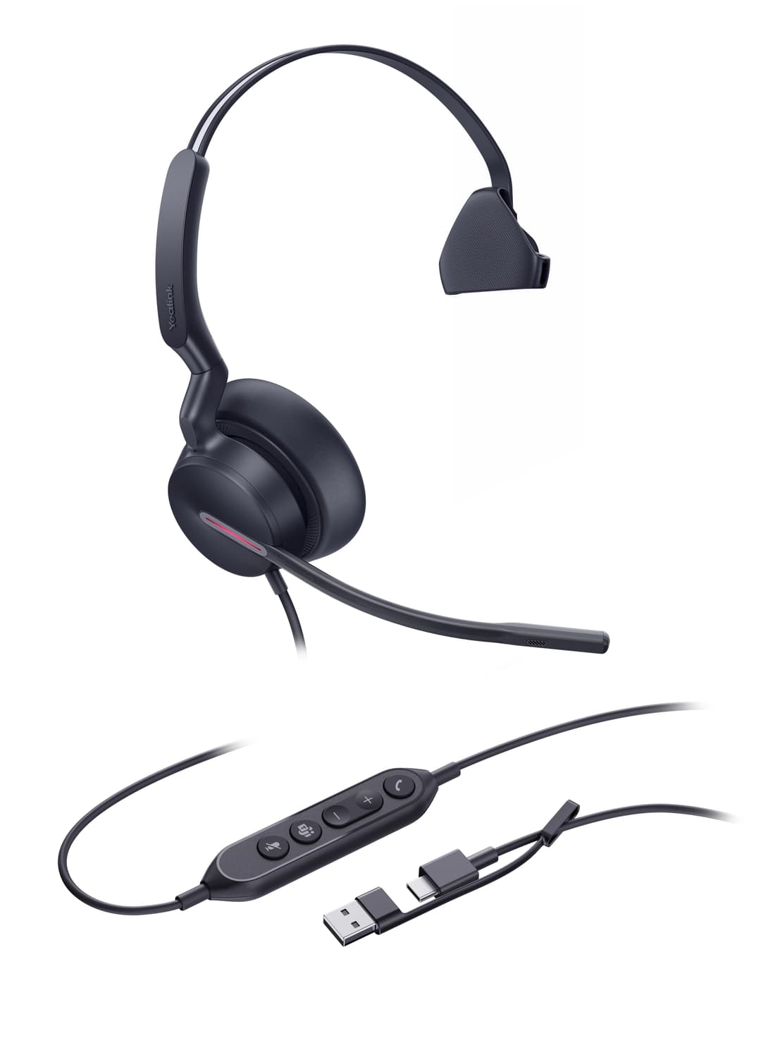 Yealink UH46 Mono Teams USB-C/A Headset - Image 2