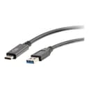 C2G 28831 USB 3.0 USB-C to USB-A Cable M/M  Black (USB IF Certified) (3 Feet  0.91 Meters) thumbnail 1