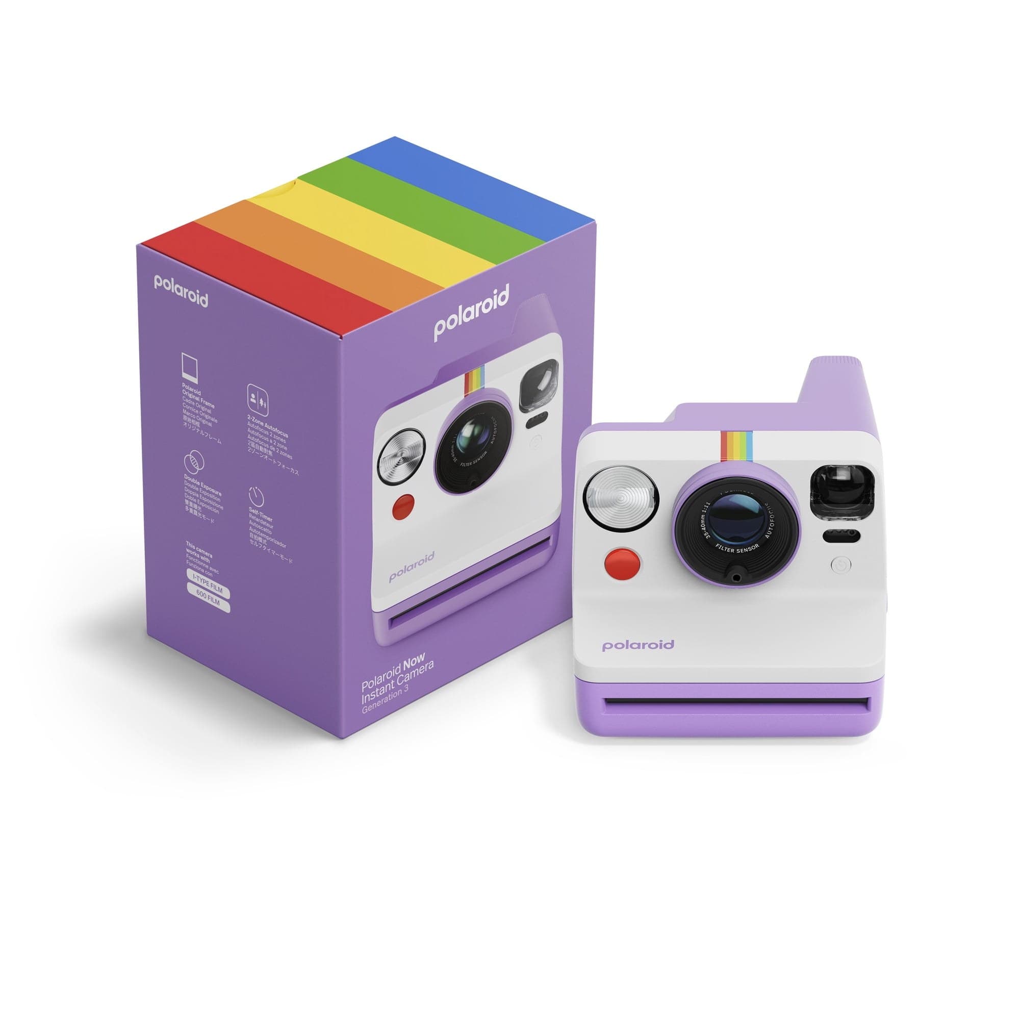 Polaroid Now Generation 3 Instant Camera- Purple