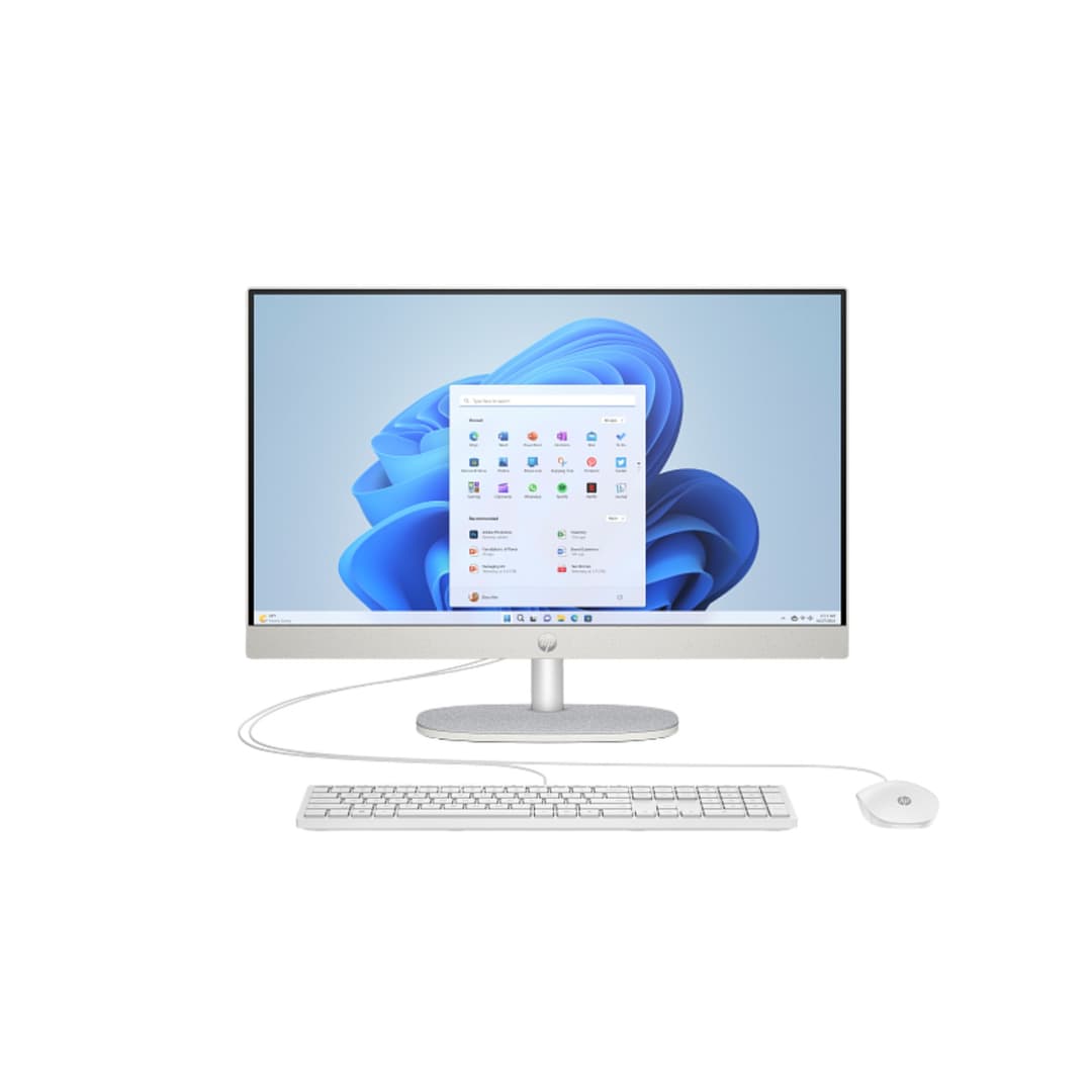 HP 24-cr0063na Intel® Core i3-N300 8GB RAM 256GB SSD 23.8" Full HD Windows 11 Home All-in-One Desktop PC - Image 1