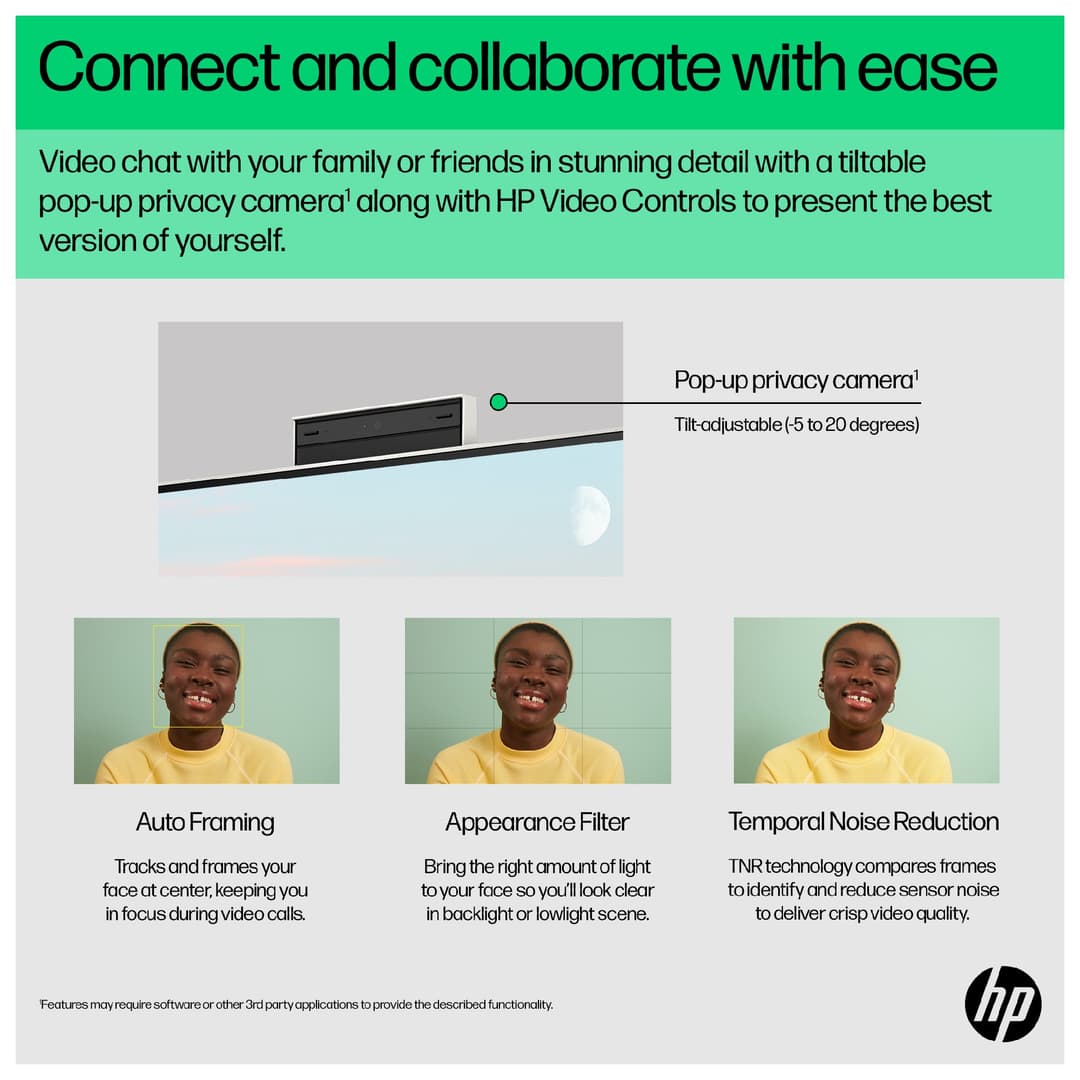 HP 24-cr0063na Intel® Core i3-N300 8GB RAM 256GB SSD 23.8" Full HD Windows 11 Home All-in-One Desktop PC - Image 7