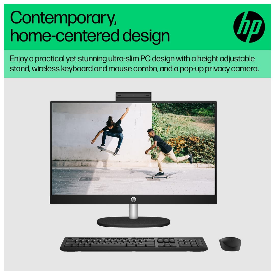 HP 24-cr0063na Intel® Core i3-N300 8GB RAM 256GB SSD 23.8" Full HD Windows 11 Home All-in-One Desktop PC - Image 10