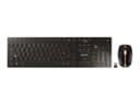 CHERRY DW 9100 Slim Wireless Desktop Set - QWERTY UK Layout - Black/Bronze thumbnail 1