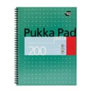 Pukka Pads Metallic Jotta Wirebound Notepad, 200 Pages 80gsm, Pack of 3 - A4 thumbnail 1