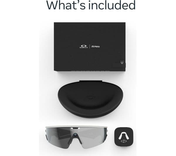 OAKLEY Meta Vanguard Glasses - White with Prizm Black Lenses - Image 8
