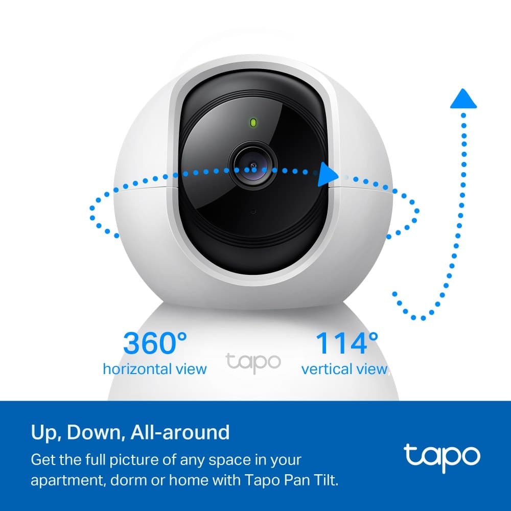 TP-Link Tapo Pan/Tilt Home Security Wi-Fi Camera - Image 4
