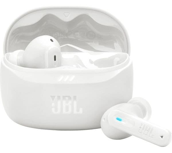 JBL Tune Beam 2 True Wireless Noise-Cancelling Earbuds - White - Image 1