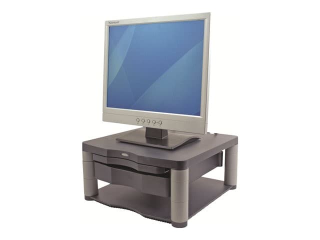Fellowes Premium Monitor Riser Plus mounting component - for LCD display - graphite