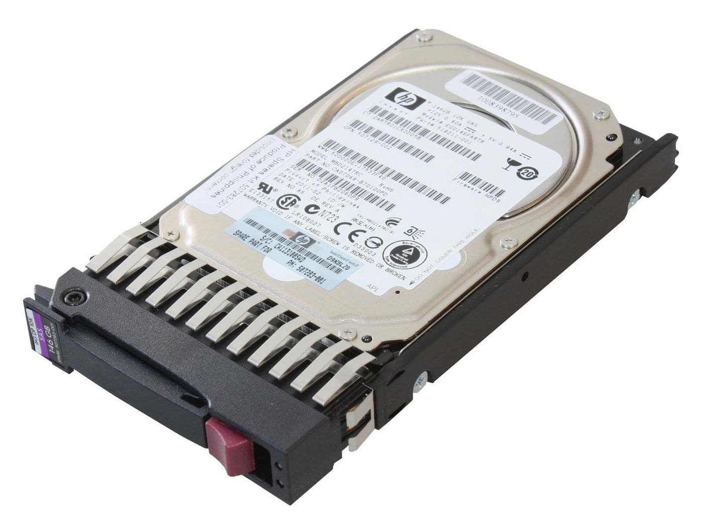 HPE 146GB 6G SAS 10K SFF (2.5in) Dual Port Enterprise Hard Drive (507609-001)