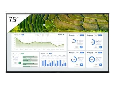 Sony Bravia Professional Displays FW-75BZ30L BZ30L Series - 75" LED-backlit LCD display - 4K - for digital signage - Image 2