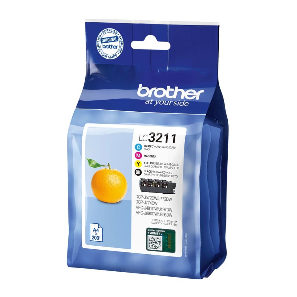 Brother LC3211VAL ink cartridge 4 pc(s) Original Standard Yield Black, Cyan, Magenta, Yellow - Image 2