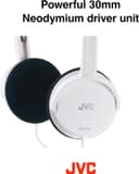 JVC HA-L50 Lightweight Foldable On-Ear Headphones 30mm - Black thumbnail 4