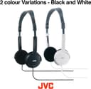 JVC HA-L50 Lightweight Foldable On-Ear Headphones 30mm - Black thumbnail 5