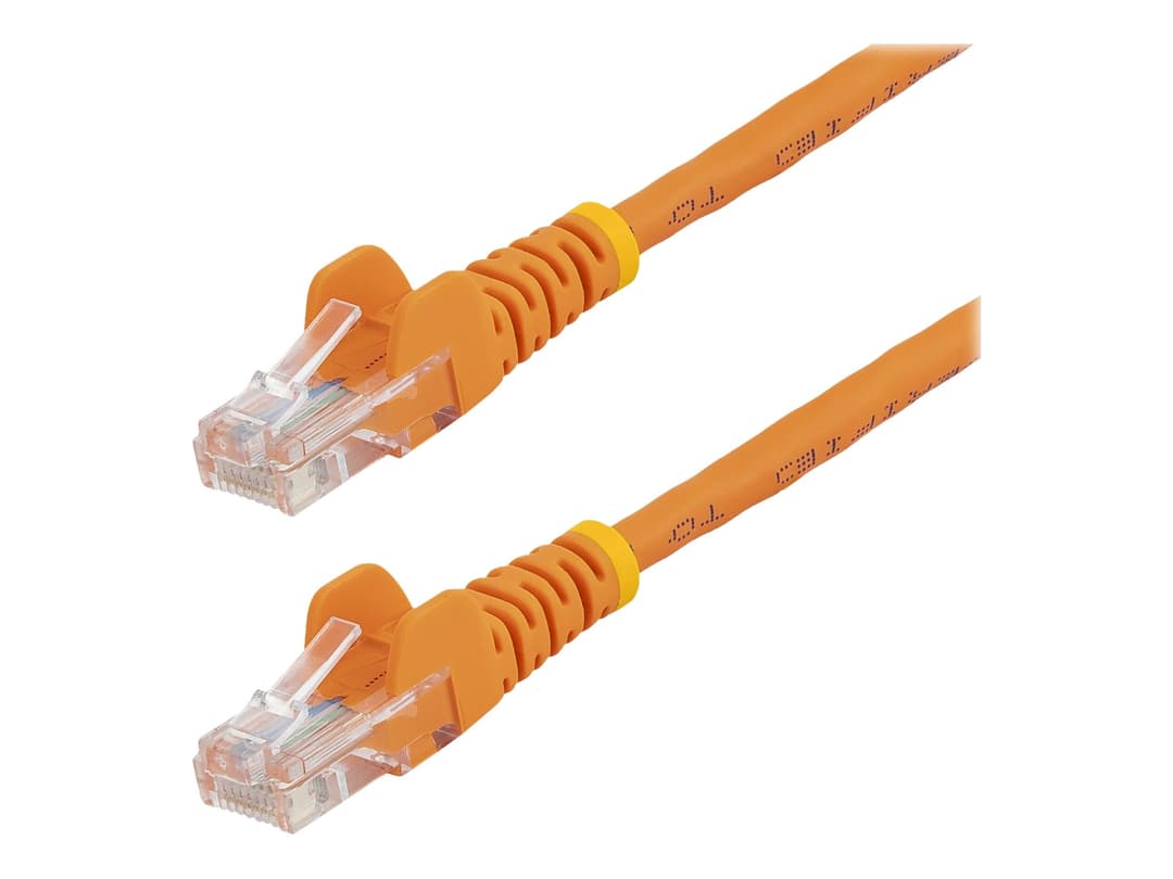 StarTech Cat5e Snagless UTP Patch Cable 0.5m - Orange - Image 1