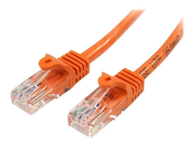 StarTech Cat5e Snagless UTP Patch Cable 0.5m - Orange - Image 3