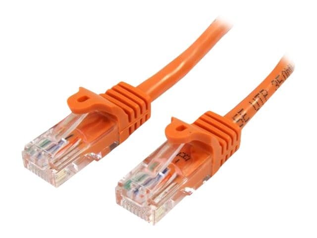 StarTech Cat5e Snagless UTP Patch Cable 0.5m - Orange - Image 4