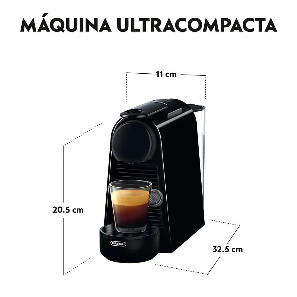 Nespresso De'Longhi Essenza Mini EN85.B Pod Coffee Machine 0.6L - Black - Image 3