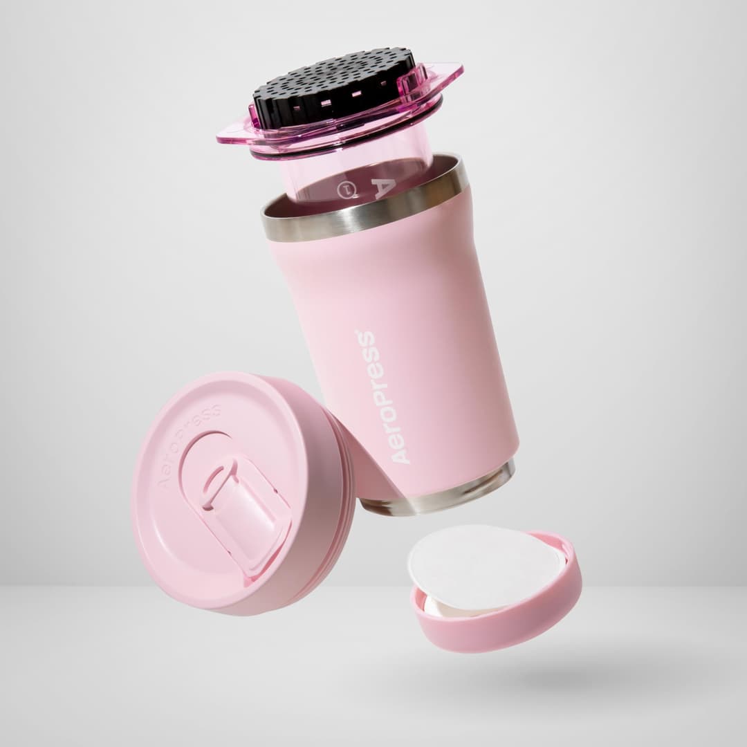 AeroPress Go Plus Portable Coffee Maker - Pink - Image 4