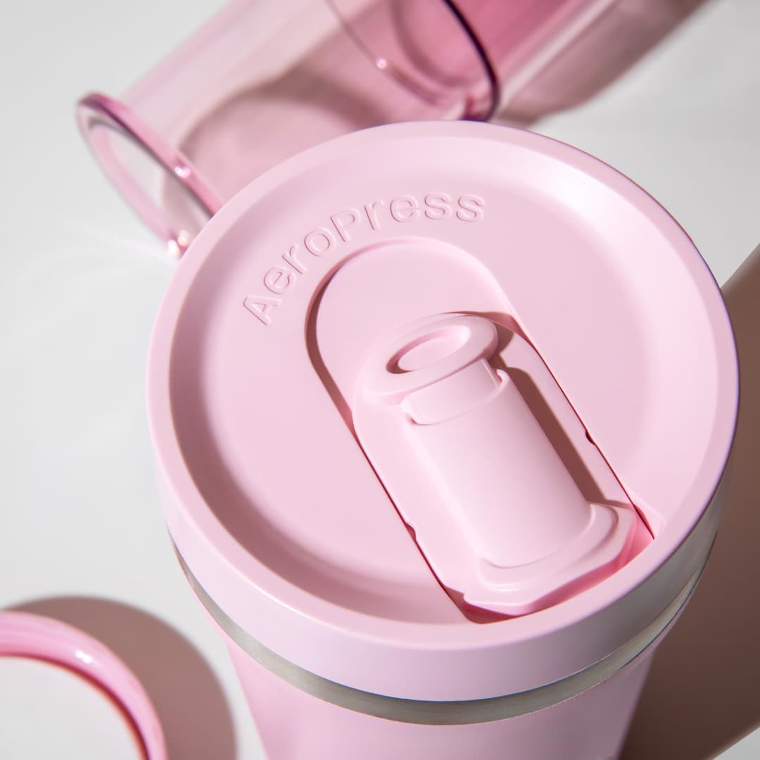 AeroPress Go Plus Portable Coffee Maker - Pink - Image 5