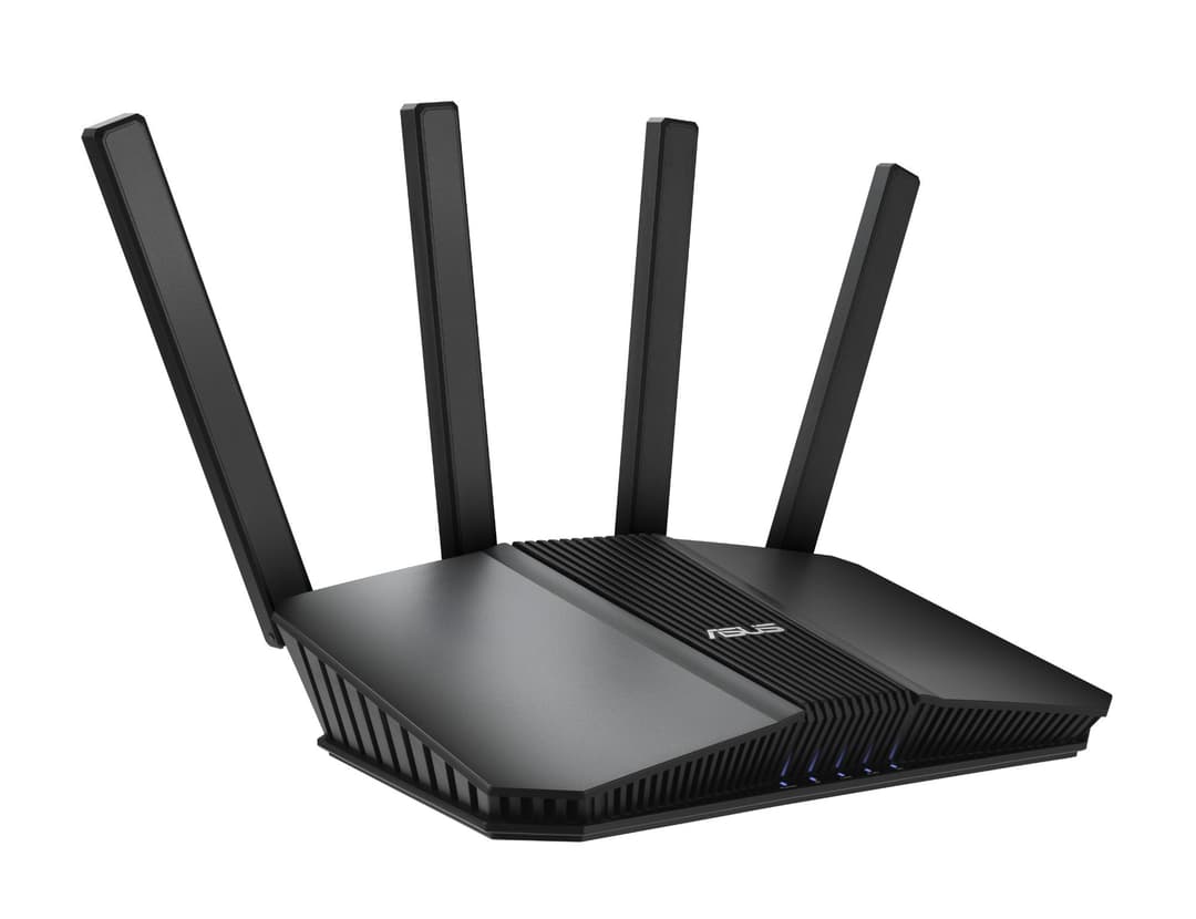 ASUS RT-BE82U BE6500 Wi-Fi 7 Dual-Band 2.5 Gigabit Ethernet Wireless Router - Black - Image 1