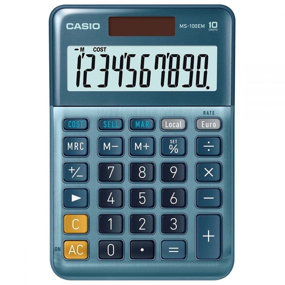 Casio MS-100EM Desk Calculators - Image 1