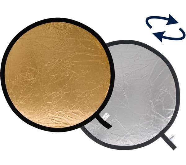 LASTOLITE LR1234 30 cm Collapsible Reflector - Silver & Gold - Image 1