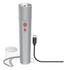 Hama FL350-C Rechargeable LED Torch, 350 lm, Aluminium, Silver thumbnail 1