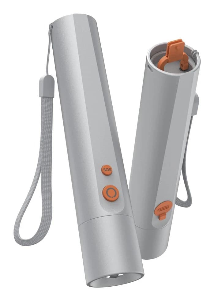 Hama FL350-C Rechargeable LED Torch, 350 lm, Aluminium, Silver - Image 4