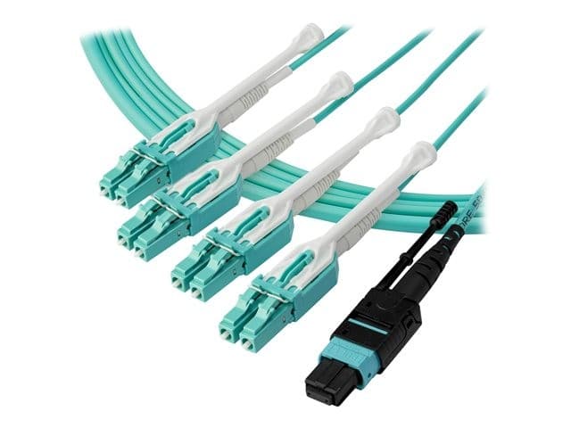 StarTech MTP to LC Breakout Cable 3m Aqua - Image 2