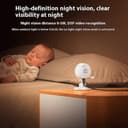 Yesido KM26 2.4G Baby Monitor with 3.5" LCD, Night Vision & Cry Detection - White thumbnail 5