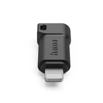 Hama USB-C Adapter to Apple Lightning Plug, MFI, black - Image 3