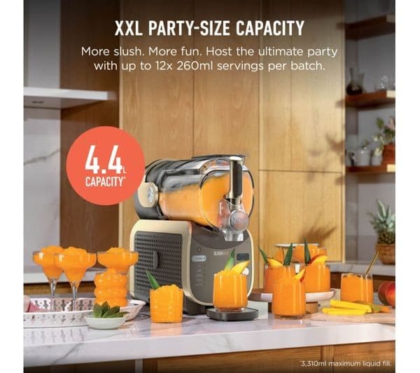 Ninja SLUSHi MAX FS605UKBR Frozen Drink Maker 4.4L RapidChill Pro 6 Programs SlushAssist - Mocha - Image 2