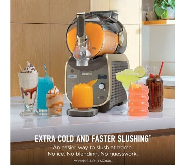 Ninja SLUSHi MAX FS605UKBR Frozen Drink Maker 4.4L RapidChill Pro 6 Programs SlushAssist - Mocha - Image 4