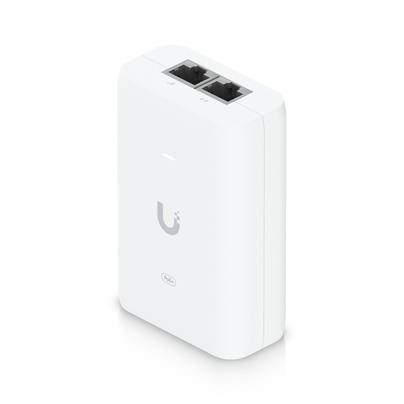 Ubiquiti PoE+ Injector 30W 802.3at, 48V DC 0.65A (U-POE-at)