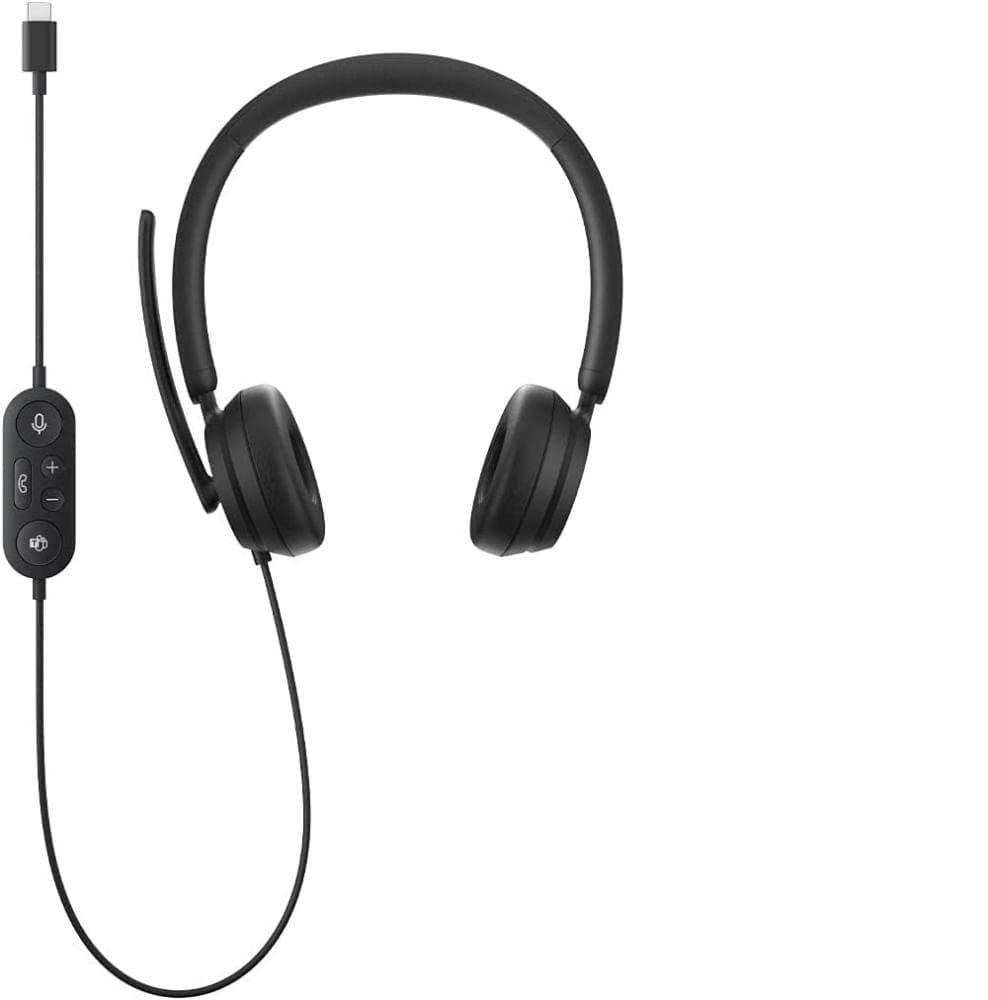 Microsoft Modern USB-C Wired Headset I6N-00001 - Black - Image 1