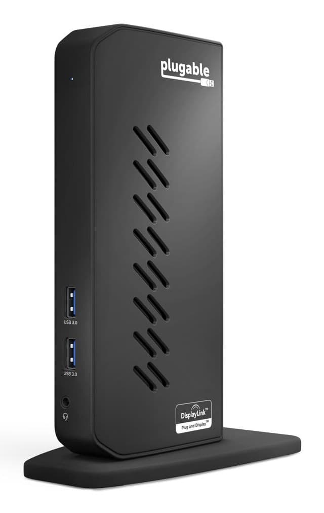 Plugable Technologies UD-3900Z Docking USB 3.2 Gen 1 (3.1 Gen 1) Type-C Black - Image 1