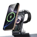 Yesido DS25 3-in-1 Foldable Magnetic Wireless Charging Station 15W – Black thumbnail 2