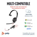 Poly Blackwire 5210 Monaural USB-C USB-A 3.5mm Wired Headset thumbnail 2
