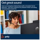 Poly Blackwire 5210 Monaural USB-C USB-A 3.5mm Wired Headset thumbnail 7