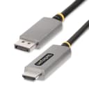 StarTech.com 6ft (2m) DisplayPort to HDMI Adapter Cable, 8K 60Hz, 4K 144Hz, HDR10, DP 1.4 to HDMI 2.1 Active Video Converter, DisplayPort Desktop to HDMI Monitor, M/M - DisplayPort to HDMI Cord thumbnail 1