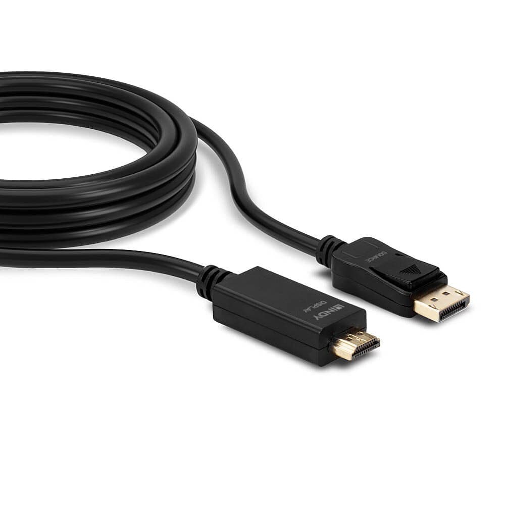 Lindy 1m DisplayPort to HDMI 10.2G Cable - Image 3