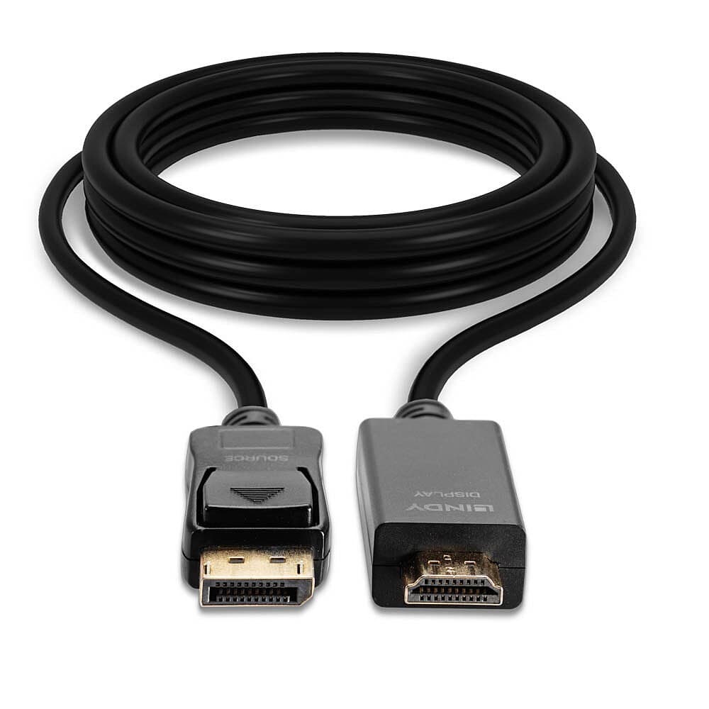 Lindy 1m DisplayPort to HDMI 10.2G Cable - Image 4