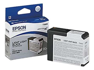 Epson T5809 UltraChrome K3 80ml Ink Cartridge for Stylus Pro 3800/3880 - Light Light Black - Image 3