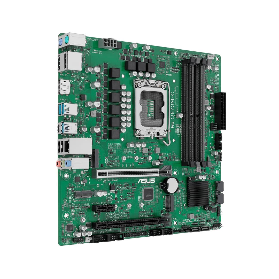 ASUS PRO Q870M-C-CSM DDR5 micro ATX LGA 1851 Motherboard - Image 3