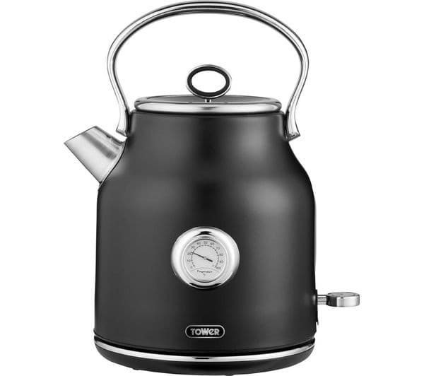 TOWER Renaissance T10063B Traditional Kettle - Black