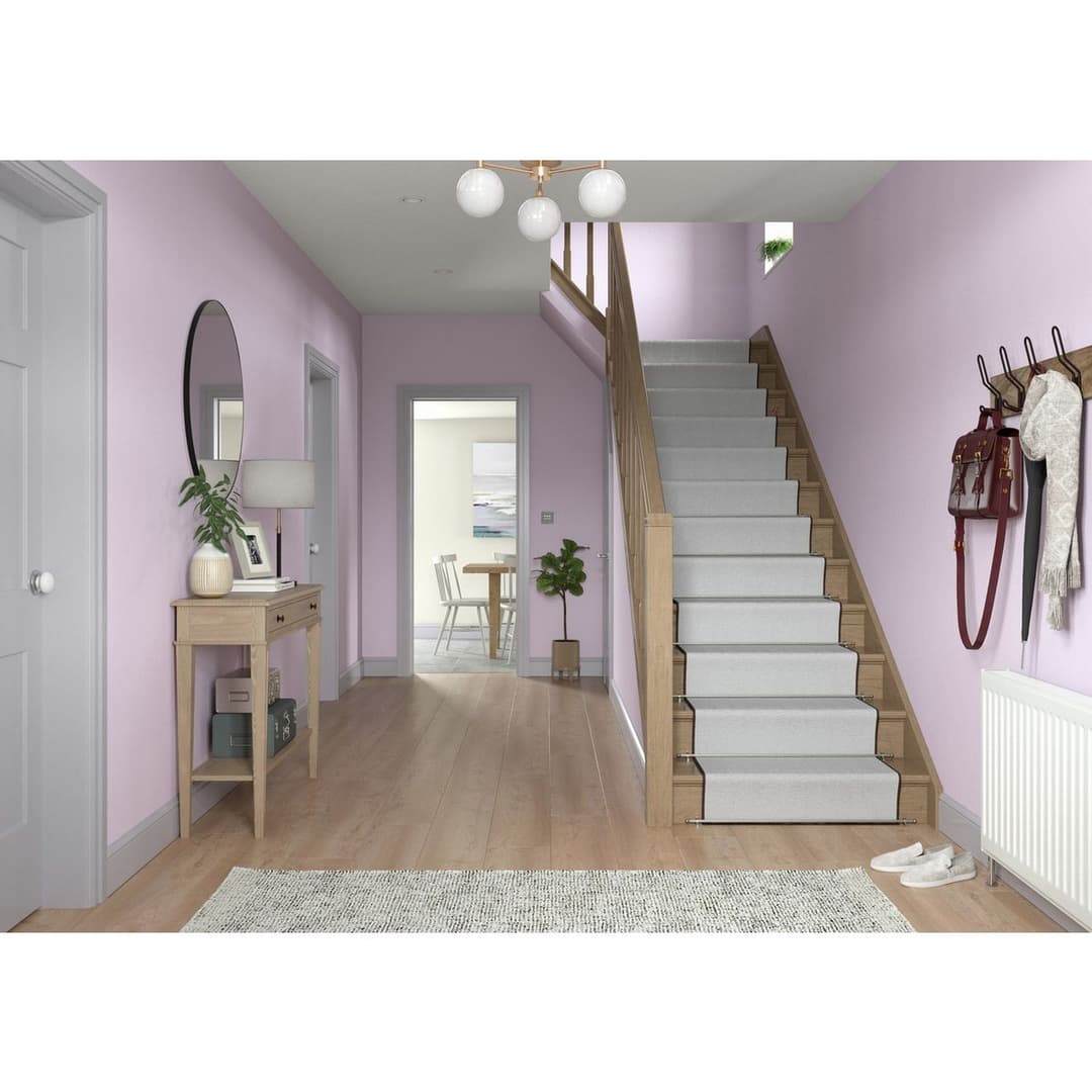 Dulux Walls & Ceilings Matt Pretty Pink - 5L - Image 2